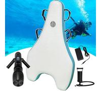 lilishangmao Tabla De Bodyboard Eléctrica 3 En 1: Tabla De Surf Inflable con Scooter Subacuático, 9 Velocidades, Flotador Plegable para Que Los Niños Aprendan A Remar Y Los Adultos A Bucear 500W10Ah