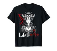 Lilith Demon Gothic Pagano Oculto Satánico Mitología Camiseta