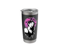 Lilith Demoness Devil Gothic Guapa Chica Vaso térmico de acero inoxidable de doble pared