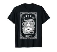 Lilith Tarot Card Dark Goth Girl Ocult Witchy Aesthetic Camiseta
