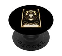 Lilith Tarot Card Wicca Gothic Goddess Pagan Ocult PopSockets PopGrip Adhesivo