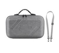LiLiTok Bolsa de transporte para cámara DJI Osmo 360, rígida, con correa para el hombro para OSMO 360 y estuche de carga, dos baterías, accesorios para palo selfie (31 x 19 x 8 cm), color gris