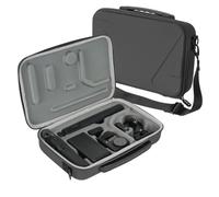 LiLiTok Bolsa de transporte para DJI Osmo Action 6, funda de poliuretano impermeable bolsa de viaje bolsa de viaje bolsa bandolera para Osmo Action 6 Adventure Combo, asa, batería y accesorios de