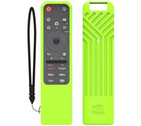 LiLiTok Carcasa de silicona para LG MR25GA Magic Remote (serie 2025 OLED C5 B5 G5 M5), carcasa remota con cordón Anit-Lost para LG Smart TV, a prueba de golpes (verde brillante)