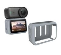 LiLiTok Funda de silicona para DJI Osmo Nano Cámara, Funda Suave Cubierta de Batería Abierta, Protección Completa, Accesorios de Cámara de Acción, gris, Casual