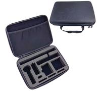 LiLiTok Funda de transporte para Insta360 X5, bolsa de almacenamiento rígida impermeable para cámara de acción Insta 360 X5, palo selfie, accesorios de cargador de batería, nailon, Informal