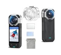 LiLiTok Protector de lente para Insta360 X5 espejo antivaho Cámara Deportiva Tapa de lente Cubierta protectora Accesorios