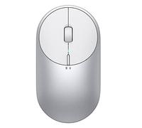 LiLiTok Ratón 2 inalámbrico Compatible con Xiao mi Portable Mouse 2, 4-dpi 4000 2400 1800 1200 BT RF2.4 Ratón 2, para Xiamo mi TV/Tablet/Teléfono móvi (Plata)