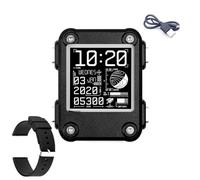 LiLiTok Watch 2.0PLUS ESP32 Reloj electrónico programable de código abierto inteligente con pantalla de tinta con calendario y alarma, reloj multifuncional de 200 x 200 píxeles (carcasa de metal)