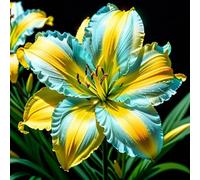Lilium - Raíces - Emite una delicada fragancia a violetas - Una lilium poco común - De fácil cuidado - Un acento ideal para el jardín - (No es un producto artificial)-8 Raíce-D
