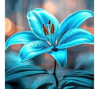 Lilium - Raíces - Emite una delicada fragancia a violetas - Una lilium poco común - De fácil cuidado - Un acento ideal para el jardín - (No es un producto artificial)-8 Raíce-E