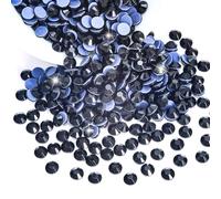 Liliume 1440 piezas de diamantes de imitación SS16 negros 15 colores 4 tamaños redondos de cristal para ropa zapatos DIY manualidades (negro-SS16) (A548)