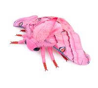 Lilizzhoumax Animal de Peluche de polilla de halcón Juguete Realista Animal Encantador regalos creativos e interesantes Lindos y Suaves de Felpa para niños y niñas Recopilación 10.6” rosa