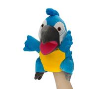 lilizzhoumax Loro de Peluche Marioneta de Mano, Loro de Peluche Lindas Muñecas de Relleno de Roedores, Bonitos Juegos de rol, Juguetes interactivos de educación temprana para niños