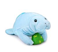 lilizzhoumax manatí Peluche 18cm/7” Lindas muñecas de Relleno de roedores, Lindo manatí Peluche Suave Relleno Juguetes De Animales Salvajes, Regalo para Amigos Y Niños
