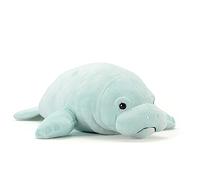 lilizzhoumax manatí Peluche 40cm/16” Lindas muñecas de Relleno de roedores, Lindo manatí Peluche Suave Relleno Juguetes De Animales Salvajes, Regalo para Amigos Y Niños