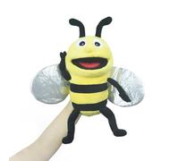 lilizzhoumax marioneta de Mano de Abeja de Peluche Lindas Muñecas de Relleno de Roedores, Bonitos Juegos de rol, Juguetes interactivos de educación temprana para niños Insecto de Animales