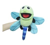 lilizzhoumax marioneta de Mano de libélula de Peluche Lindas Muñecas de Relleno de Roedores, Bonitos Juegos de rol, Juguetes interactivos de educación temprana para niños Insecto de Animales
