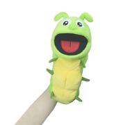 lilizzhoumax marioneta de Mano de Oruga de Peluche Lindas Muñecas de Relleno de Roedores, Bonitos Juegos de rol, Juguetes interactivos de educación temprana para niños Insecto de Animales