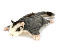 lilizzhoumax Peluche de Ardilla voladora 30cm Lindas muñecas de Relleno de roedores Ardilla voladora Peluche Suave Relleno Juguetes De Animales Salvajes, Regalo para Amigos Y Niños muñeco marrón