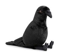 Lilizzhoumax Peluche de Cuervo 30cm/12", Lindas Muñecas de Relleno de Roedores, Suave Juguete de Animales Salvajes, Regalo para Amigos y Niños