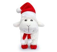 lilizzhoumax Peluche de Oveja 18cm/7” Estar de pie Oveja Lindas muñecas de Navidad de roedores Oveja Peluche Suave Relleno Juguetes De Animales Salvajes, Regalo para Amigos Y Niños muñeco Rojo