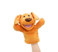 lilizzhoumax Perro de Peluche Marioneta de Mano, Perro de Peluche Lindas Muñecas de Relleno de Roedores, Bonitos Juegos de rol, Juguetes interactivos de educación temprana para niños