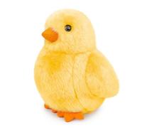 lilizzhoumax Pollo de Peluche 10cm/4”, Pollo de Peluche Lindas Muñecas de Relleno de Roedores, Lindo Aves de Corral Suave Juguetes De Animales Salvajes, Regalo para Amigos Y Niños