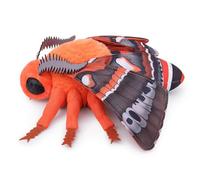 lilizzhoumax Simulación Polilla cecropia de Peluche de 14.96 Pulgadas Suave Realista Polilla cecropia de Peluche para niños Amantes de los Insectos niños y niñas Regalos decoración del hogar Naranja