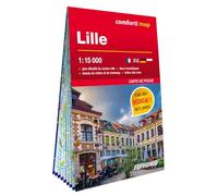 Lille 1/15.000 (carte format poche laminée - plan de ville) (Carte Poche laminée Comfort! M)