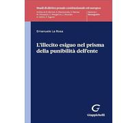 L'illecito esiguo nel prisma della punibilità dell'ente (Studi di diritto penale costituzionale ed europeo)