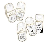 Lillian Rose Perchas Doradas para Puerta de Boda para Invitados y más, 0.1, Transparente