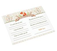 Lillian Rose Woodland Bebé Ducha Wishes tarjetas, neutral, 5.5 "x 4,25"
