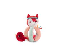 Lilliputiens, Alice Sonajero Sensorial con Asas, Desde 6 Meses | Juguete Sensorial con Asas Fáciles de Agarrar, Cascabel y Sonajero Pájaro Oculto, Regalo de Nacimiento