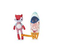 LILLIPUTIENS - Surfer Mágica Alice - Juguete Interactivo para el baño con Cambio de Color - Dibujos Que aparecen en el Agua - Figura Divertida - Desde 2 años - Baño y Juegos de Agua - 83542