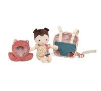 LILLIPUTIENS - Bebé Jeanne - Portabebés - Rosa - 24 cm - A Partir de 18 Meses - 83634