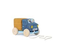 LILLIPUTIENS - Camión Mezclador para Tirar - Juguete de estimulación con Sonidos y acciones - Gira la mezcladora, Haz rodar el camión y diviértete con Stella y el Conejo - Desde 18 Meses-83514