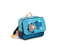 Lilliputiens - Cartuchera Super Marius - Mochila para niños de poliéster reciclado con tiras reflectantes, compartimento A4, bolsillo para botella - Confortable y segura- Desde 2 años - 84457