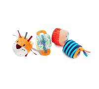 Lilliputiens- Rodillo sonoro con Velcro, Multicolor (JURATOYS 83064)