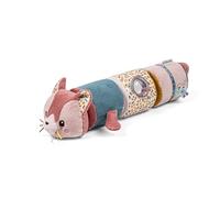 LILLIPUTIENS, Jeanne Rodillo Sonoro 4 en 1, Juguete de Bebé, Desde 6 Meses | 4 Sonajeros para Unir con Cierres Autoadherentes, Favorecen el Descubrimiento Motor y Sensorial del Bebé