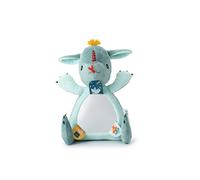 Lilliputiens Peluche de actividades Joe el Dragón, espejo grande, ultra suave desde 6 meses