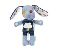Lilliputiens, Jules, Peluche Libro Fosforescente a Historia, desde 6 Meses | Libro Imagier del Ritual de la Acostarse Oculto en el Vientre, Nube y Patas Fosforescentes, Peluche Bebé
