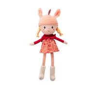 Lilliputiens Muñeca de tela Lena – Sombrero removible, estimula motricidad fina – Desde 2 años