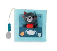 Lilliputiens - Libro de Actividades Buen Provecho con Marioneta Louis - Libro Interactivo para niños - Aprender a Comer con Cuchara - Espacio para Foto - Estimula la imaginación - Desde 12 Meses