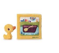 Libro de tela para bebés "Patos y Pollitos" de Lilliputiens, Aprendizaje de colores y números