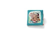 Lilliputiens - Libro de Despertar en Tela César Mimos - Libro Interactivo con marioneta de Dedo - Historia de Buenas Noches para bebés - Ideal para estimular la imaginación - Desde 12 Meses - 86863