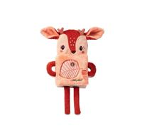 Lilliputiens - Libro educativo doudou - Stella el Cervatillo Mago - Juguete de despertar sensorial 2 en 1 para bebés desde 6 meses con actividades y fosforescencia - ideal para la hora de dormir,83420