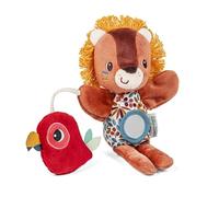 Lilliputiens - Marioneta de Dedo de Tela - Jack el león - Juguete sensorial para niños pequeños - Juguete Educativo para estimular la Vista y el oído del bebé - A Partir de 6 Meses - 83598