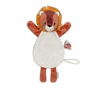 Lilliputiens - Marioneta Peluche fosforescente - Jack el león - Juguete Suave para un sueño Tranquilo - Hebilla para Chupete integrada - Regalo de Nacimiento Inteligente y Bonito - 83612