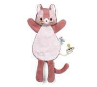 Lilliputiens Marioneta de peluche 19 cm 83613 fosforescente Rosa con hebilla para chupete